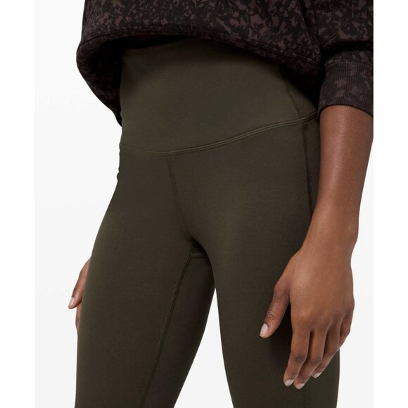 Lululemon Wunder Under Lounge Super High Rise Tights Leggings Pants Fleece Lined - Picture 4 of 13